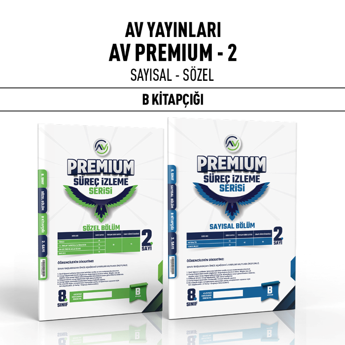 AV 08.SINIF PREMIUM DENEME SAY/SÖZ 2-B -25-26